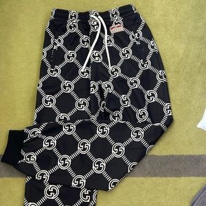 Gucci interlocking G track pants